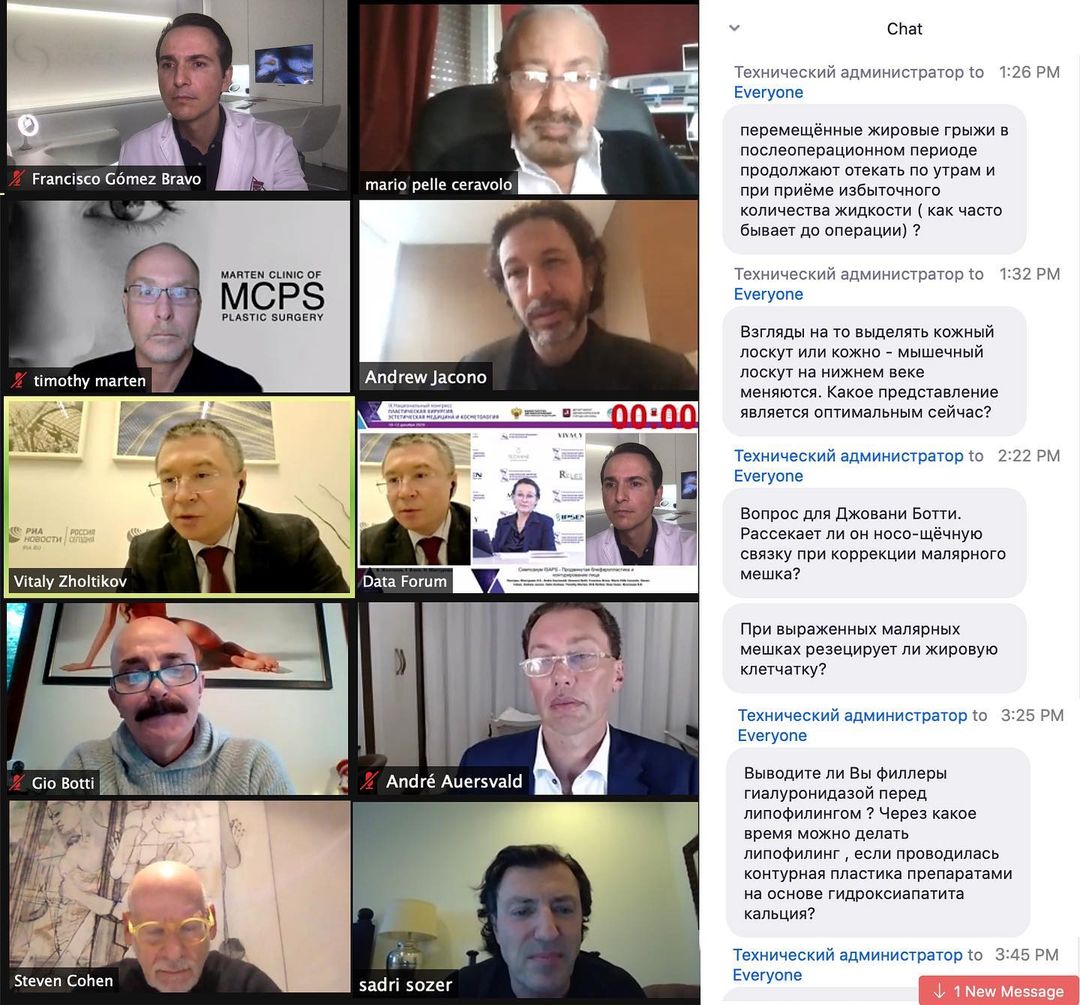 Reunión Científica Anual de la Sociedad Rusa de Cirujanos Plásticos. 2020 - Feature Image